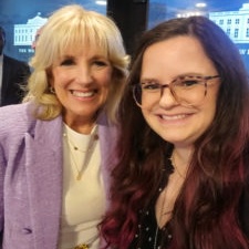 Graduate speaks with White House officials on education